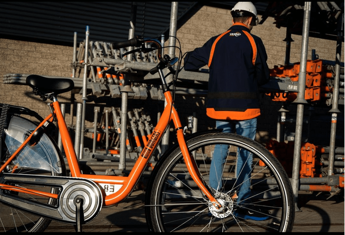 Bedrijfsfiets voor op uw bedrijventerrein, terrein fiets voor uw bedrijf